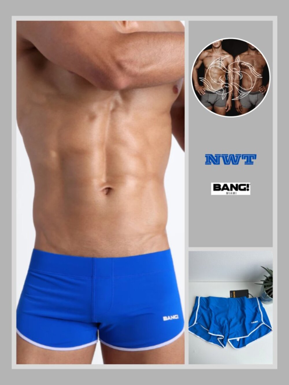 BANG! - VOULEZ-BLUE - Swim Shorts (M)